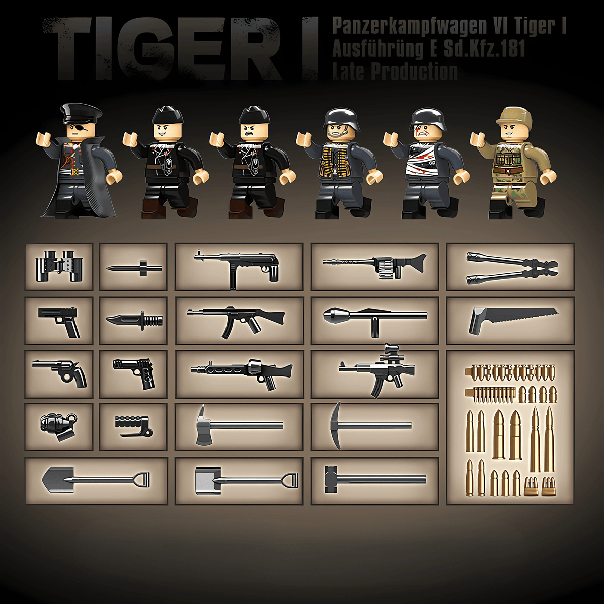 Tiger 1 (Tan) | 1361PCS