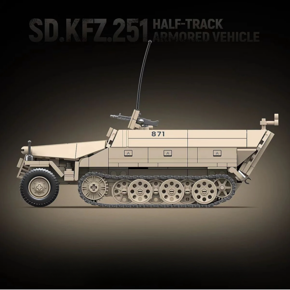 Sd.Kfz.251 (Tan) | 714 PCS